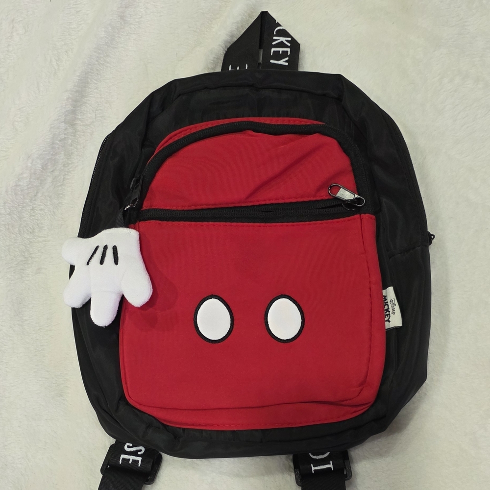 Disney Mickey and Friends Red and Black Backpack